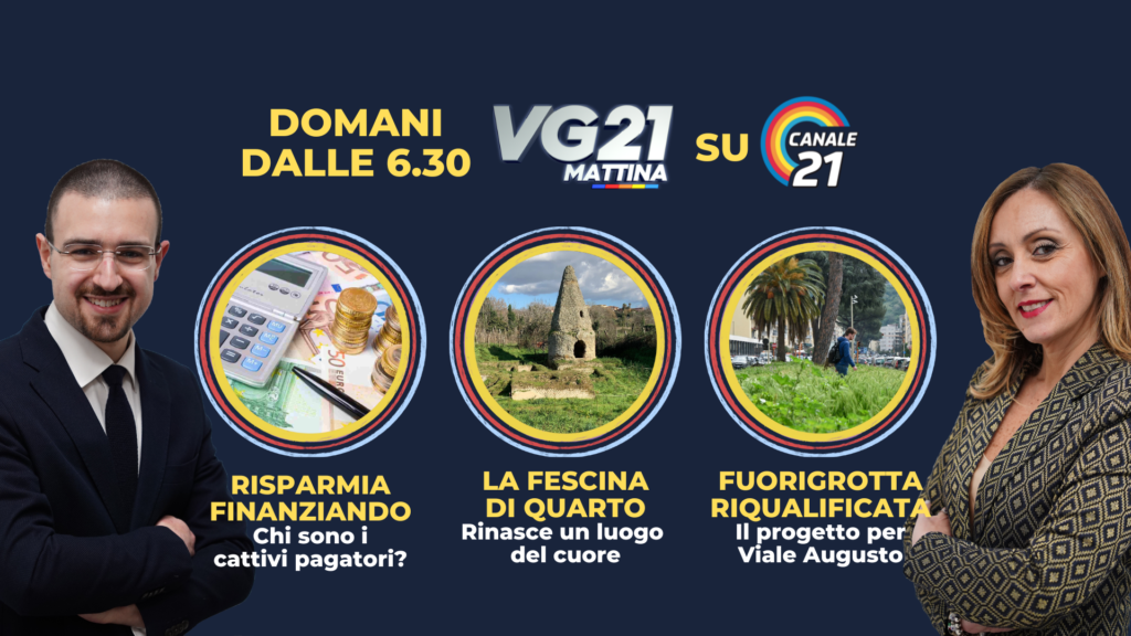 Alle 6.30 in diretta il Vg21 Mattina – I temi di domani 7 febbraio