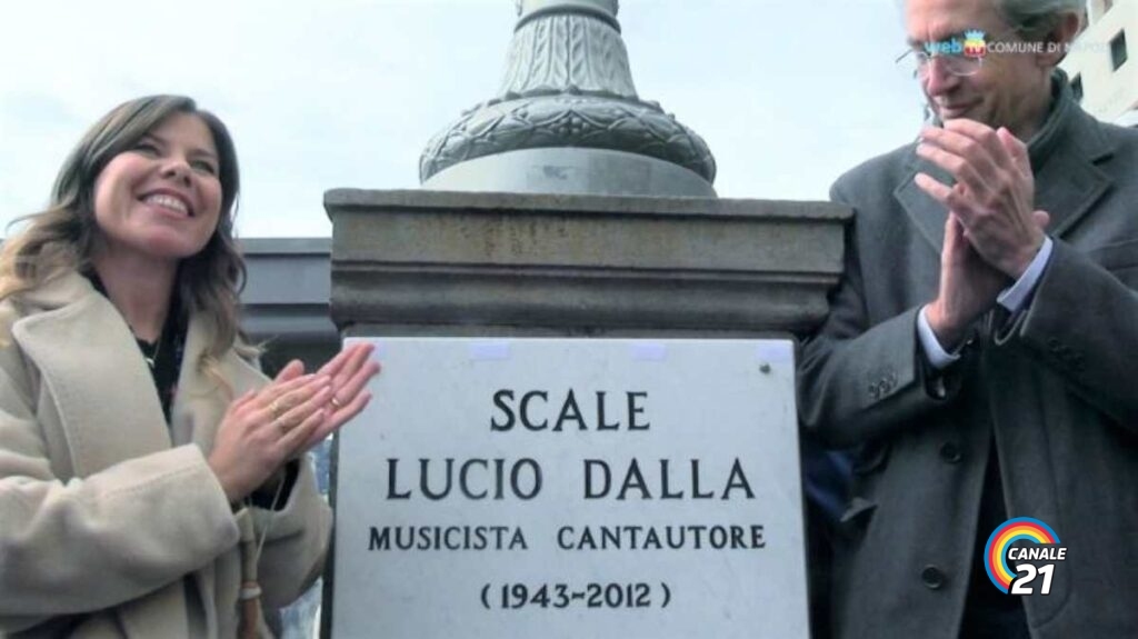 Lucio Dalla scalinata