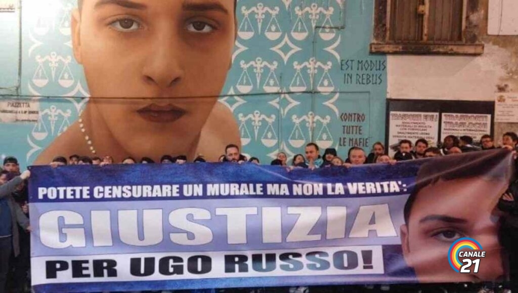 Ugo Russo gente salutare murale